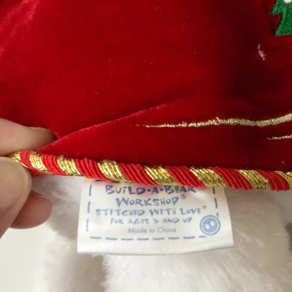 Build A Bear GLISTEN Reindeer Plush w Red Velvet Cape Silver Antlers - Picture 8 of 10